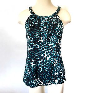 Banana Republic Animal Print Sleeveless Top Size S